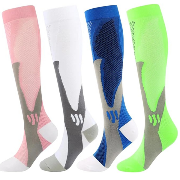 4-Paris Kickticks Women's Knee High Compression Socks (Various)