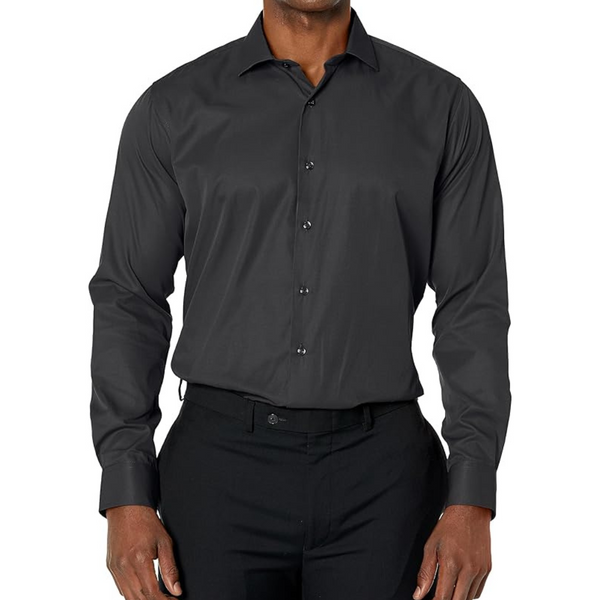 a.x.n.y Men's Slim Fit Solid Cotton Dress Shirt