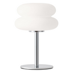 10.63" Egg Tart Design Bedside Lamp W/ 3 Color Modes