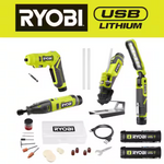 RYOBI USB Lithium Project Kit with Rotary Tool Bundle