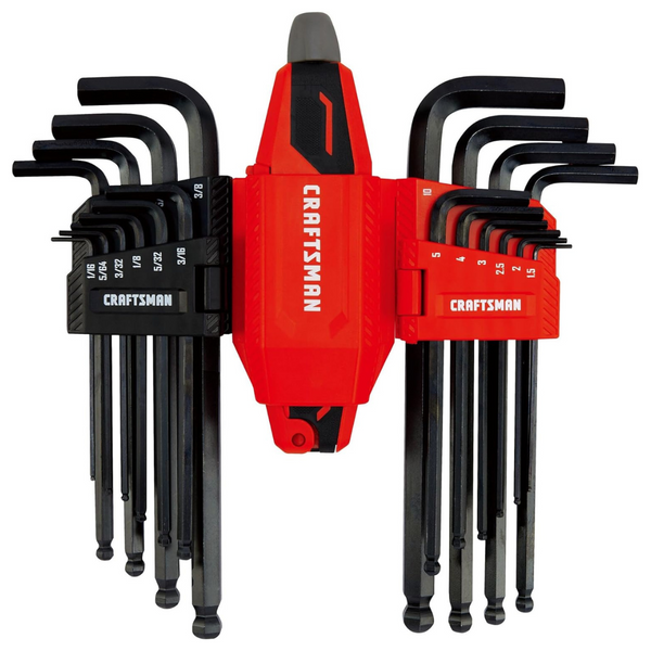 20-Piece Craftsman Universal L-To-T Allen Wrench Hex Key Set