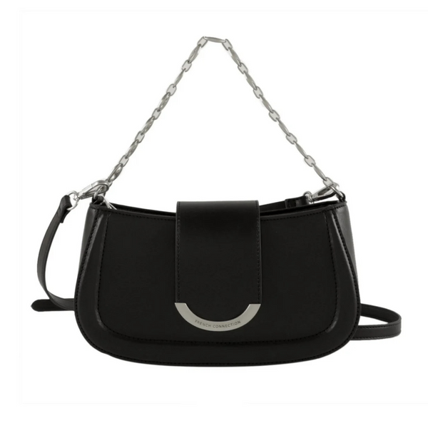 French Connection Women’s Maud Smooth Baguette Shoulder Bag