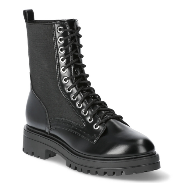 No Boundaries Women’s Knit Combat Boots