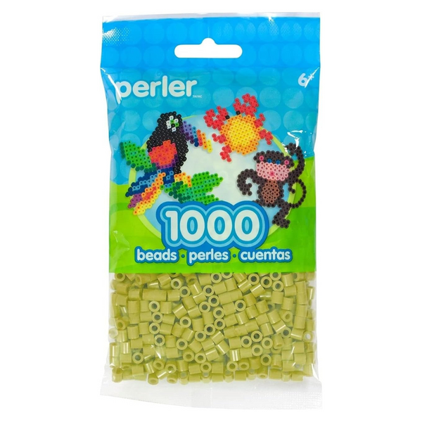 Perler Bulk Fuse Beads For Craft Activities 1000pcs, Slime Green
