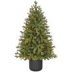 Home Accents Holiday 4ft LED Potted Spruce Artificial Christmas Tree
