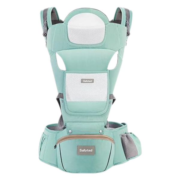 6-In-1 Ergonomic Adjustable Baby Carrier With Hip Seat