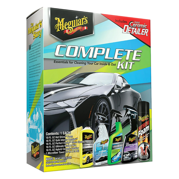 Meguiar's 6-Piece Complete Car Care Kit (G55208)