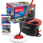 O-Cedar EasyWring Microfiber Spin Mop & Bucket Floor Cleaning System
