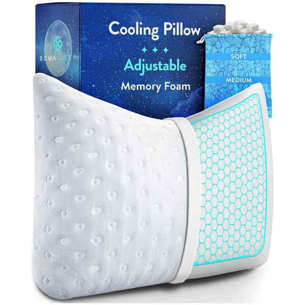 SelectSoma SomaSleep Queen Size Cooling Pillow with Lavender Scent