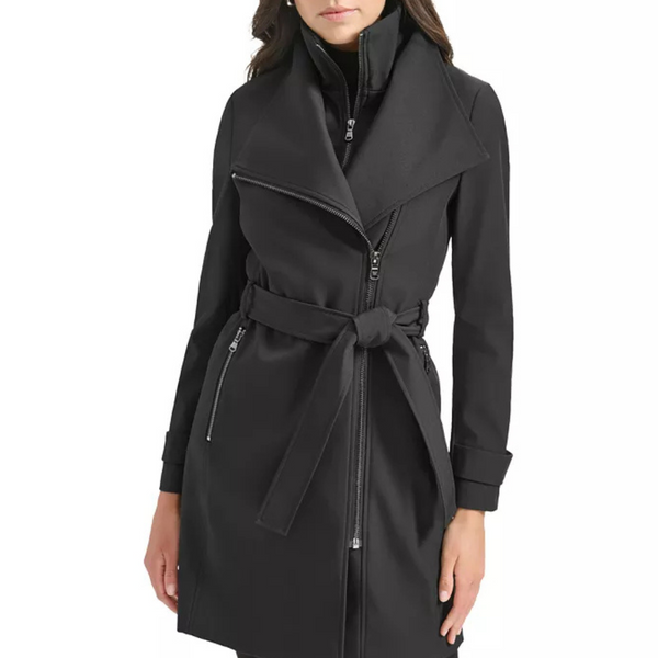 Calvin Klein Women's Belted Wrap Coat (2 Colors)