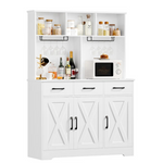 Gracie Oaks 60'' Kitchen Pantry With 3 Drawers