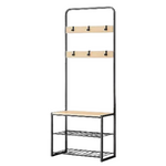 3-Tier Brightroom Entry Bench With Hooks