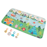 Fisher-Price Extra Big Adventures 60 x 32 Inch Mat With 4 Sensory Activities