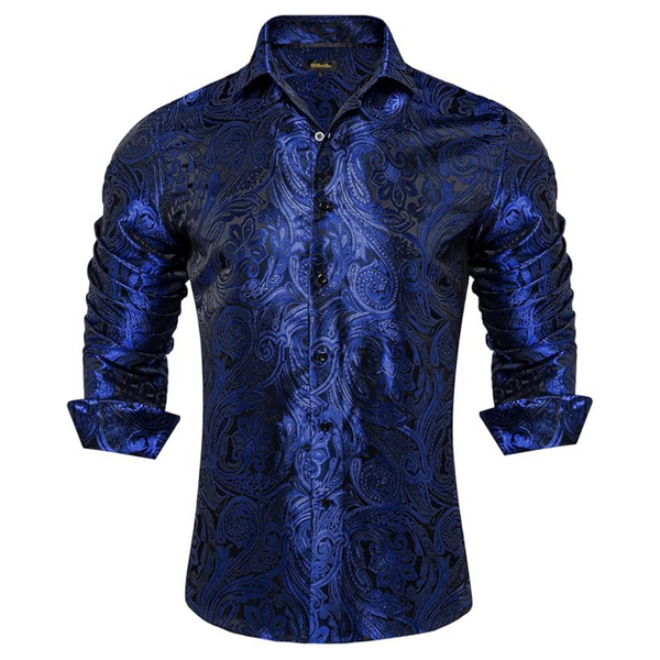 DiBanGu Men's Long Sleeve Button Down Dress Shirts
