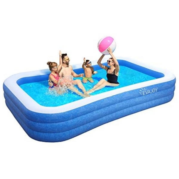 EVAJOY 118'' x 72'' x 20'' Above Ground Inflatable Pool