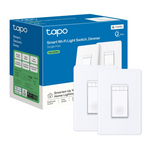 2-Pack TP-Link Tapo Matter Smart WiFi Dimmer Light Switch
