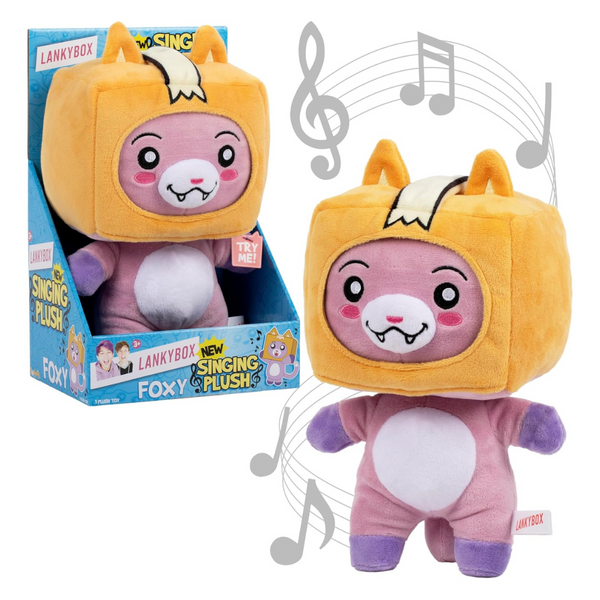 LankyBox Foxy 11" Singing Plush