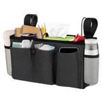 Bedside Caddy With Adjustable Strap & Detachable Hooks