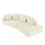 Harper & Bright 125" Curved Sectional Sofa