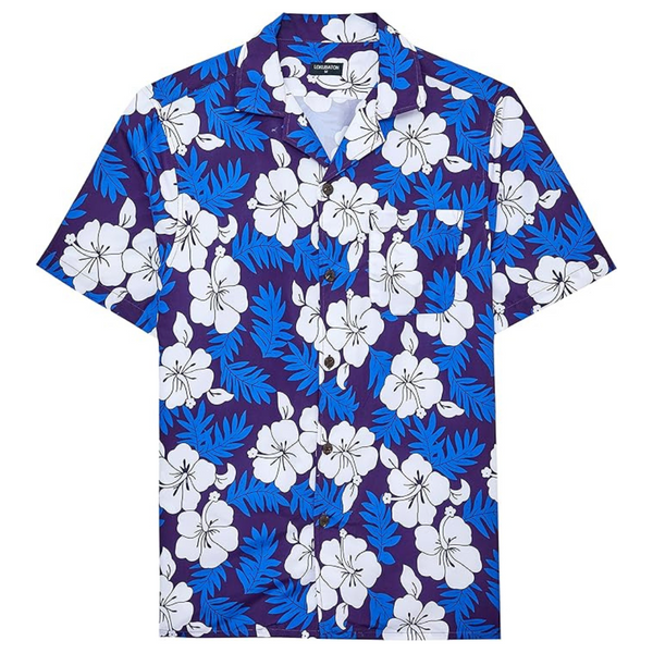 Men's Regular Fit Short Sleeve Hawaiian Shirts