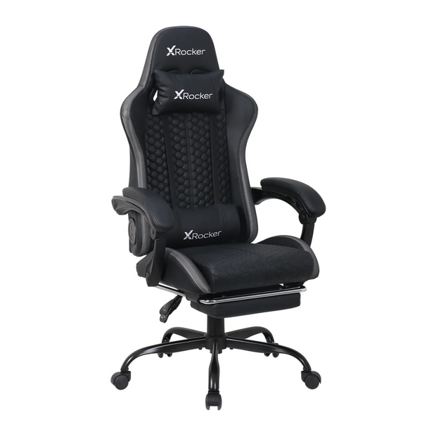 X Rocker Honeycomb 2.0 Bluetooth Audio Gaming Chair With Footrest