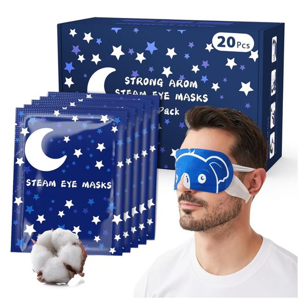 20-Pack Men's Steam Eye Mask