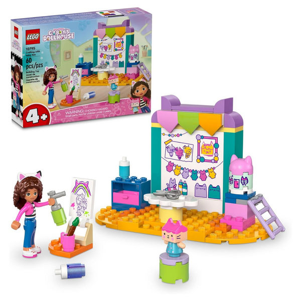 LEGO Gabby's Dollhouse Crafting With Baby Box Building Toy