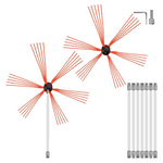 VEVOR 26Ft Length Chimney Brush Kit