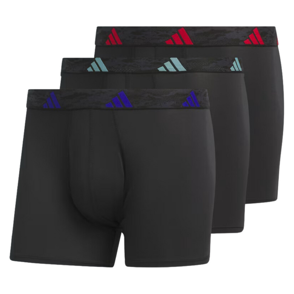 3-Pack adidas Men's Training Microfiber Trunk Underwear (Various)