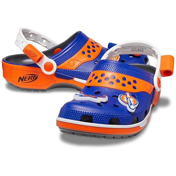 Crocs Unisex-Adult Classic Nerf Clog w/ 4 Jibbitz