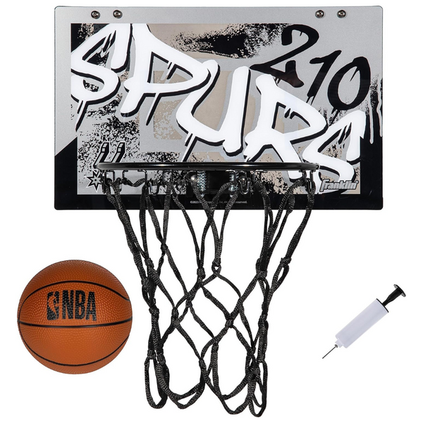 Franklin Sports Over The Door Basketball Hoop with Mini Basketball