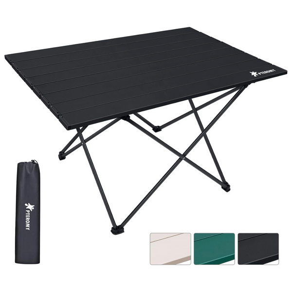 Portable Folding Camping Table with Ultralight Aluminum Tabletop