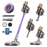 Cordless Vacuum Cleaner With Low Noise, LED Screen (550W/45Kpa/65Mins)