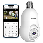 LaView 4MP 360-Degree 2K Wireless Smart Bulb Security Camera