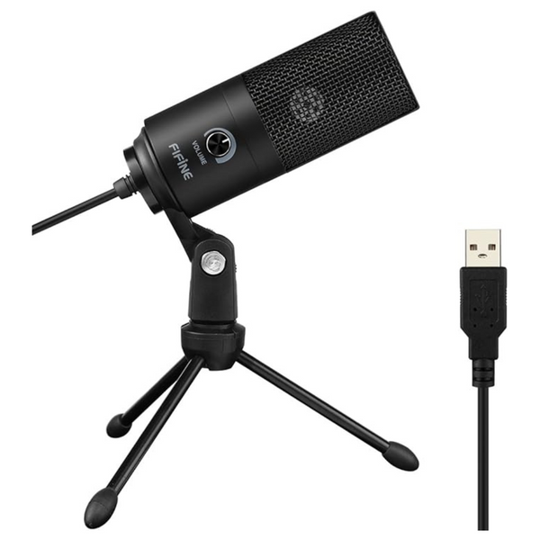 FIFINE USB Metal Condenser Recording Microphone (2 Colors)
