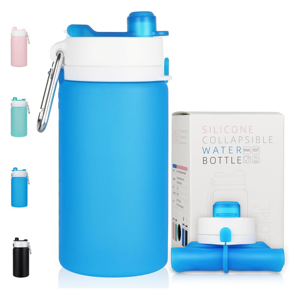 BPA Free Collapsible Water Bottle, 19oz