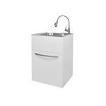 Glacier Bay 24" W x 21" D x 34" L Stainless Steel Laundry Sink