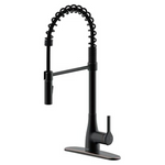 Bio Bidet Single-Handle Pull-Down Spring Neck Sprayer Kitchen Faucet