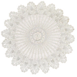 Handmade Crochet Doilies Round Tablecloths