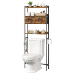 Over The Toilet Shelf With Drawers