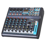 Pyle 8-Channel Bluetooth Pro Audio DJ Sound Mixer