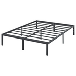 Olee Sleep 14" Queen Size Steel Slat / Non-Slip Support Bed Frame