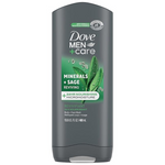 DOVE MEN + CARE Reviving Minerals & Sage Body And Face Wash With 24-Hour Nourishing Micromoisture Technology Body Wash (13.5 Oz)