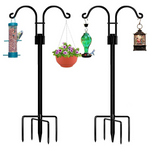 2-Pack Staukok 76'' Double Shepherd's Hooks