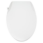 Amazon Basics Elongated Slow Close Oval Nonelectrical Bidet Toilet Seat