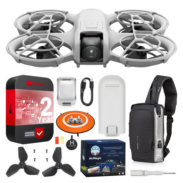 DJI Neo Mini Drone W/ 4K UHD Camera & Deco Gear Bundle (Controller-Free)