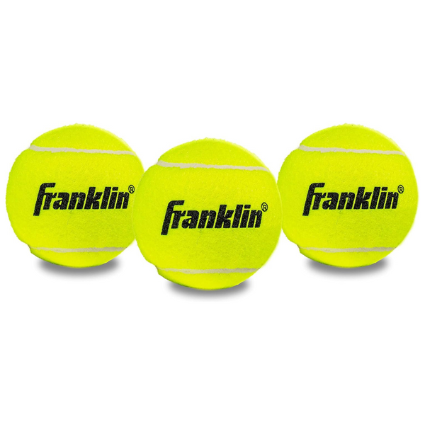 3-Pack Franklin Sports Official Size Pressureless Tennis Balls