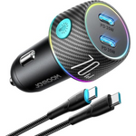 70W USB-C Car Charger with 3.3ft Nylon Type-C Cable