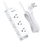 9-Multi Outlets Surge Protector Power Strip With 5ft Extension Cord