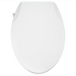 Amazon Basics Elongated Slow Close Oval Nonelectrical Bidet Toilet Seat